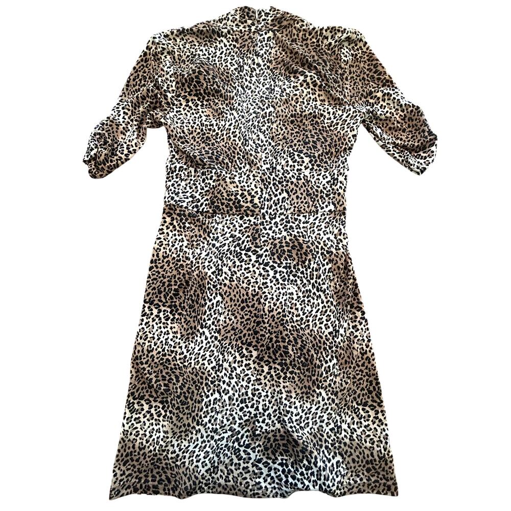 Vintage Y2K Nanette Lepore "On the Prowl" Leopard Ombré Dress 4 - Picture 3 of 5